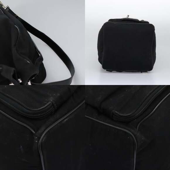 GUCCI Shoulder Bag Canvas Black - Picture 10 of 14